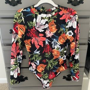 Long Sleeve Bathing Suit Medium